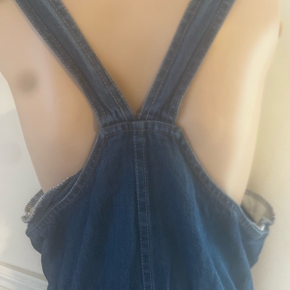 Vintage 80s Dreams denim bib Overalls Size Med so cute! - Picture 11 of 12